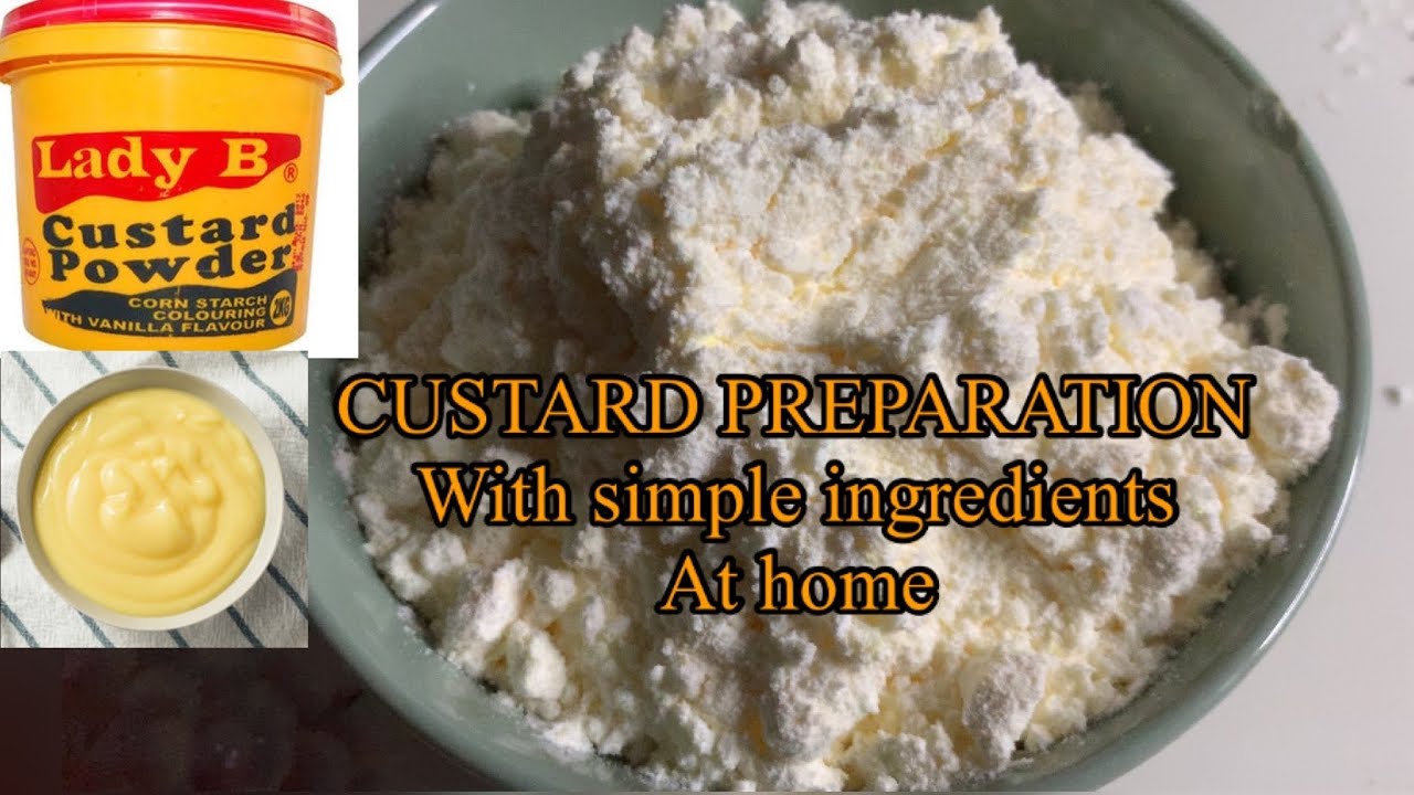 How To Make Custard Powder Recipe At home | Custard production | easy beginners method