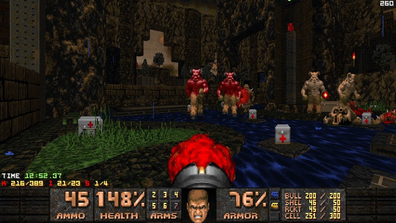 Doom 2 - Sojourner (Map 3: Karst): UV-Max (Map Author: eater29 )