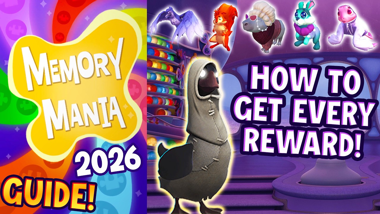Гайд по событию &laquo;Мания памяти&raquo; 2026 в Dreamlight Valley. Как получить все награды!