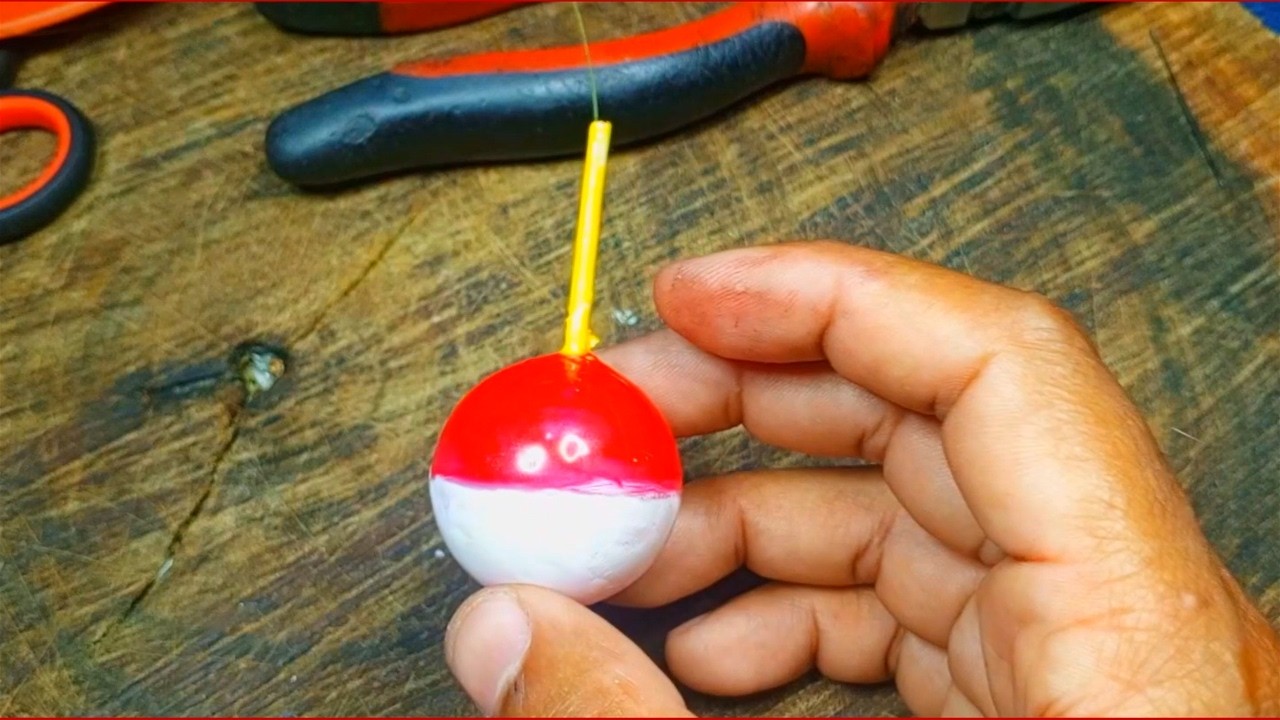 🎣LA MEJOR BOYA DE PESCA ARTESANAL🐟, HECHA EN CASA🏠CON COSAS SUPER SENCILLAS🪩!