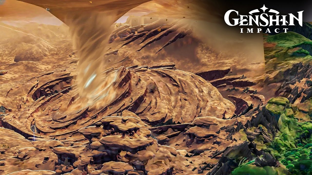 How Genshin Impact Looks Like From Sky