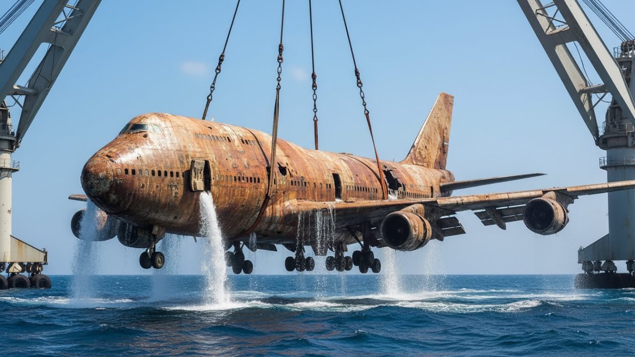 “Searching, Salvaging, and Restoring a Crashed Boeing 747 from the Ocean”