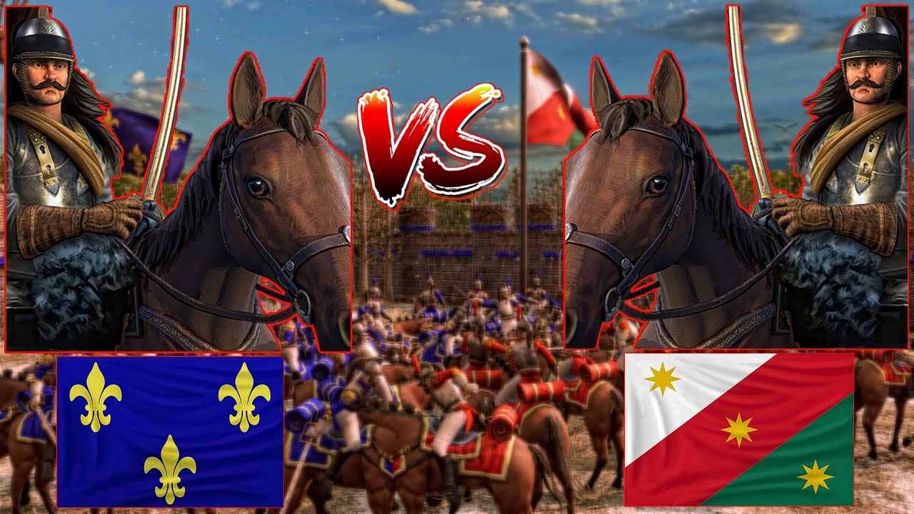 Cuirassier vs Tulancingo Cuirassier ( Same pop and Same Resource ) Aoe3 Battle