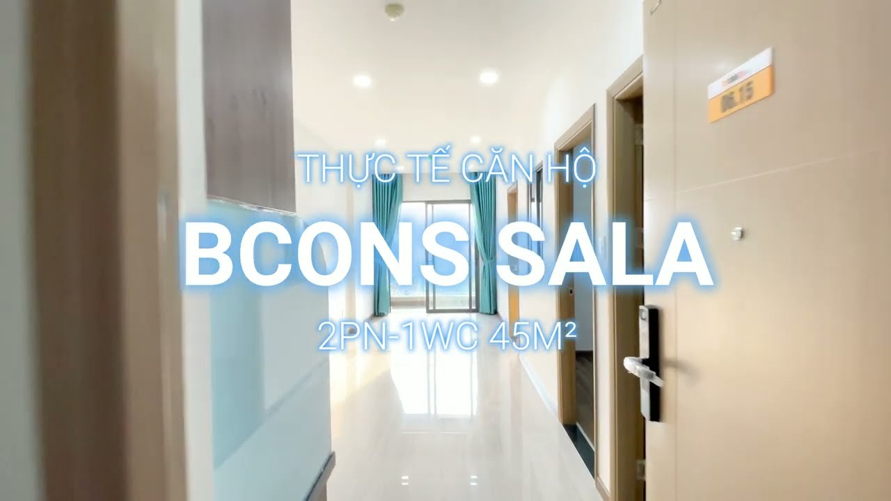 Chỉ 1,3Tỷ Cho Căn Hộ 45.24m² 2PN-1WC Thiết Kế Tinh Tế Tại Chung cư Bcons Sala | Phi Thoại