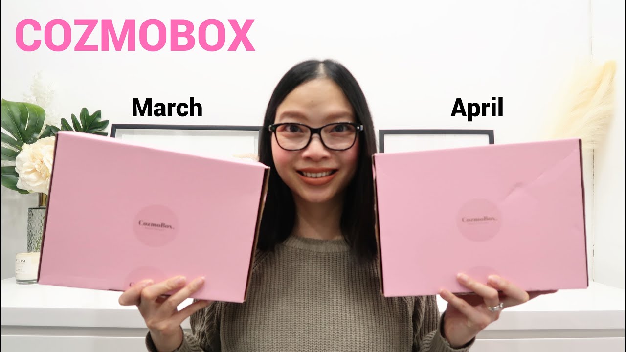 COZMOBOX DOUBLE UNBOXING! MARCH AND APRIL BEAUTY BOX 2022! #COZMOBOXAU