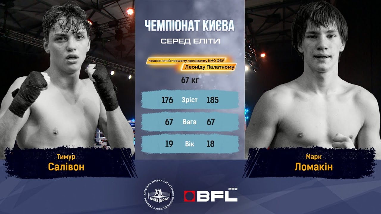 [67 кг] - Салівон Тимур - Ломакін Марк | Фінал Чемпіонату Києва з боксу 2024