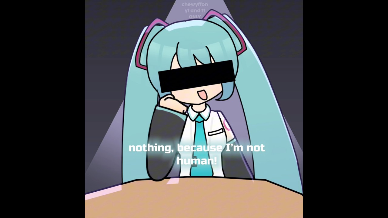I&rsquo;M NOT HUMAN HATSUNE MIKU ANIMATION #osc #animation #hatsunemiku #miku #mikuanimation