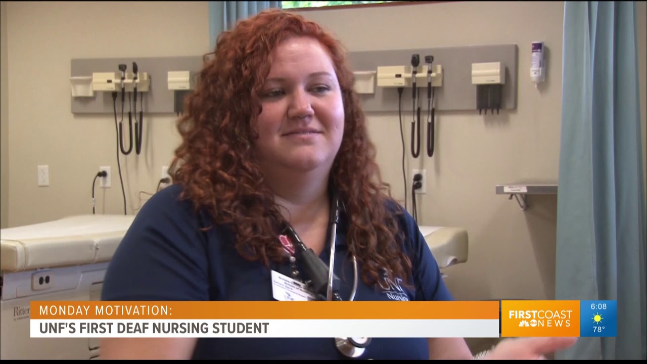 Monday Motivation: UNF accepts its first deaf student into School of Nursing