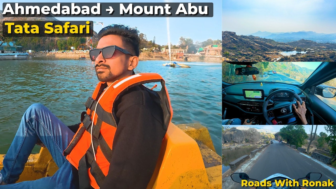 Ahmedabad → Mount Abu in Tata Safari | Ghats, Guru Shikhar & ek Sunset Jo Plan Nahi Tha 🌅