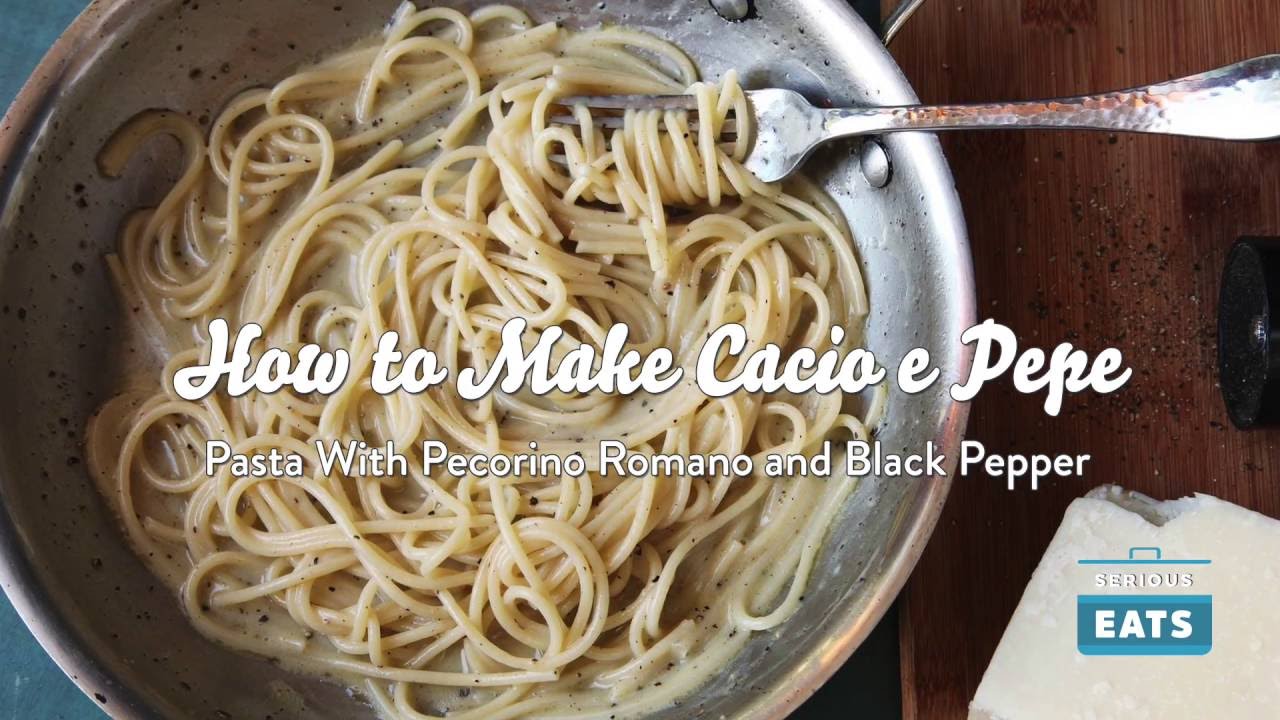 How to Make Cacio e Pepe (Pasta With Cheese and Black Pepper)