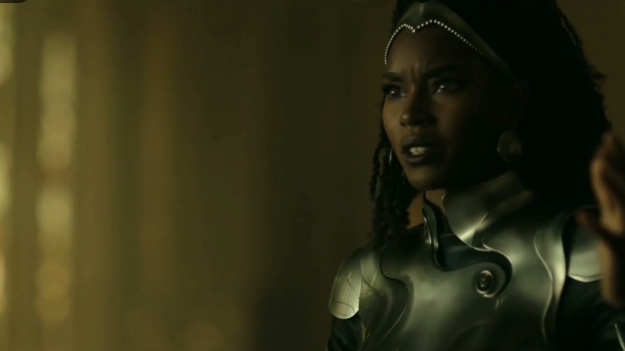 dc titans season 3 episode 10(blackfire stole starfire's power) - Blackfire got shot-       _edited_