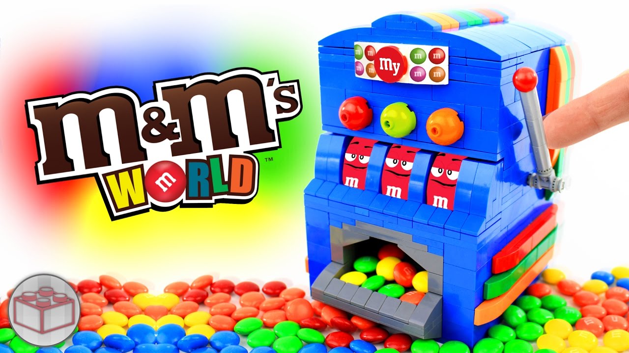 How to Build M&M's Slot Machine from LEGO Bricks
