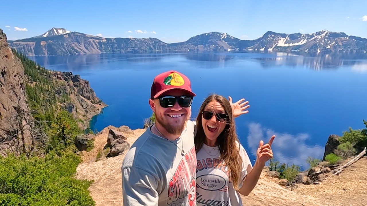 HURRY, Before It Closes?! We Swam in America’s Deepest Lake | Van Life at Crater Lake
