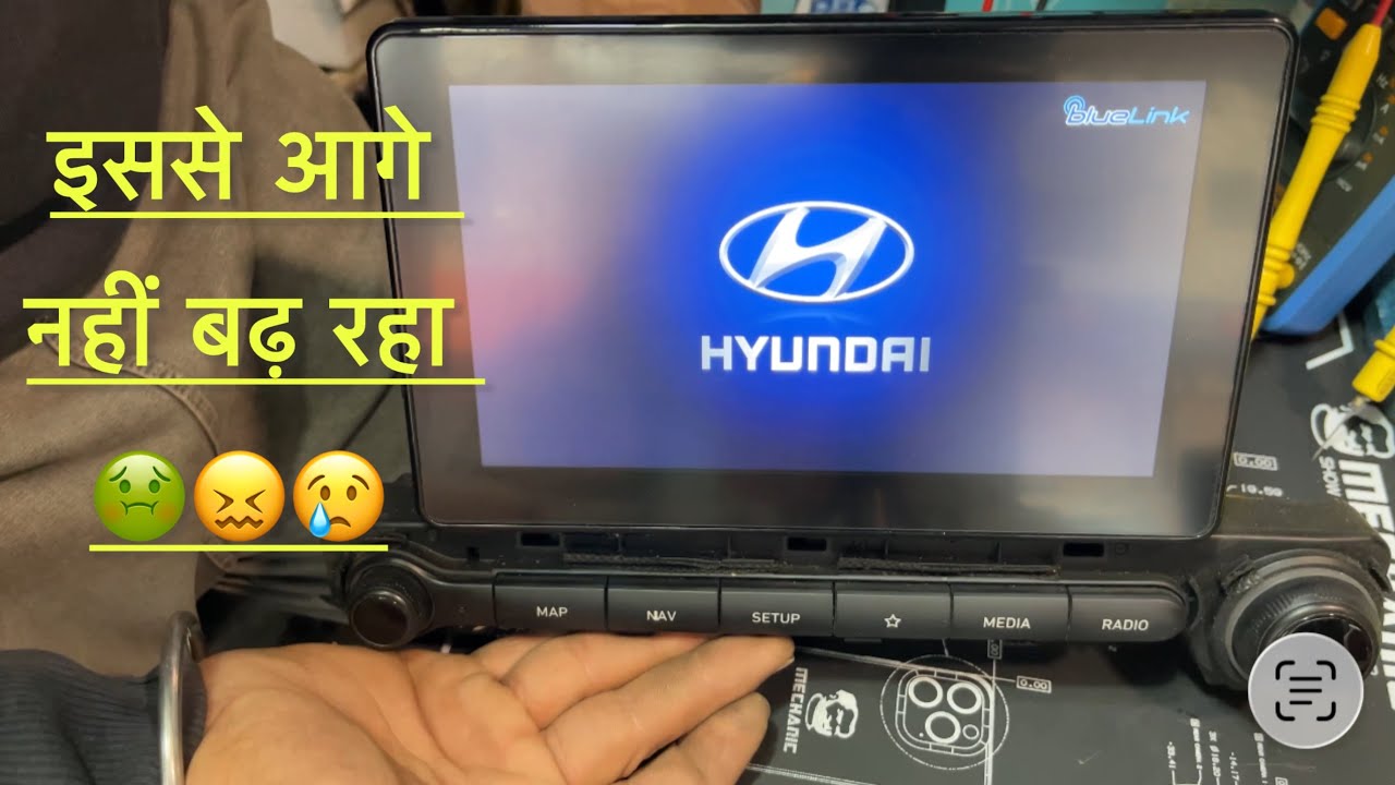 HYUNDAI VENUE ORIGINAL INFOTAINMENT BLUELINK MODEL HANG ON LOGO || VENUE MUSIC SYSTEM NOT WORKING ||