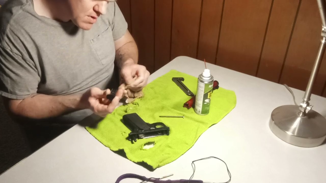 Disassembling, cleaning, and reassembling a Ruger Mark 4 22/45 lite