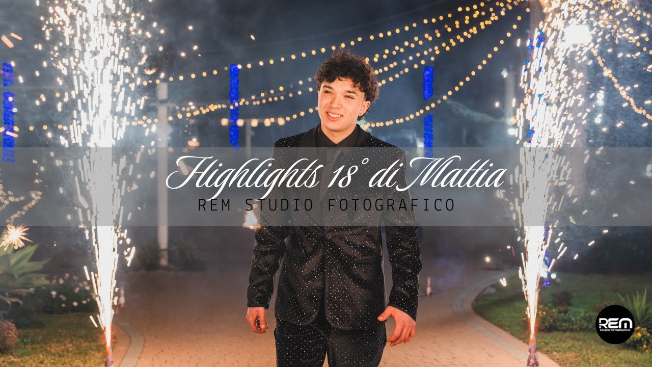 Mattia 18° Video Highlights | Studio Fotografico Giarre e Catania | Drone Acireale