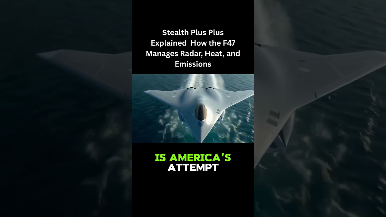 Stealth Plus Plus Explained  How the F47 Manages Radar, Heat, and Emissions 