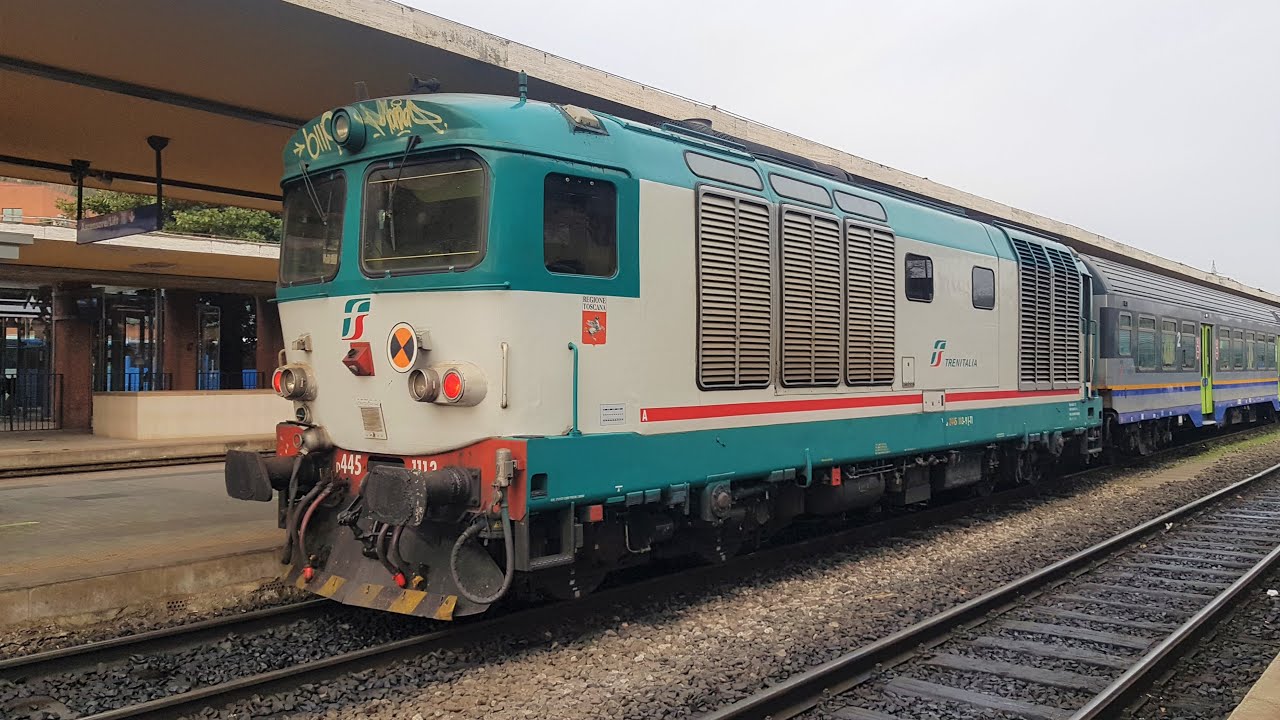 D445 + Carrozze Medie Distanze | VIAGGIO INTEGRALE a BORDO | Firenze S.M.N - Siena | FINE DI UN'ERA