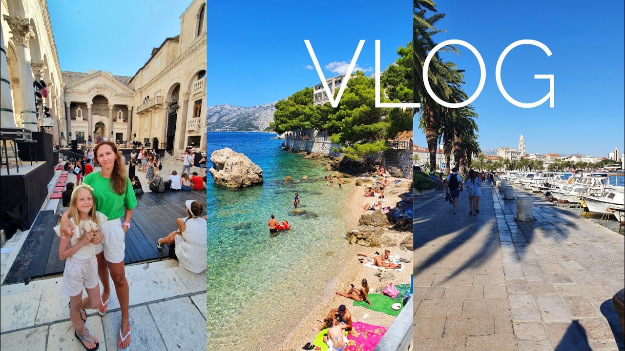 Наш отдых в Хорватии 2022 | Брела Сплит Башка - Вода ❤️