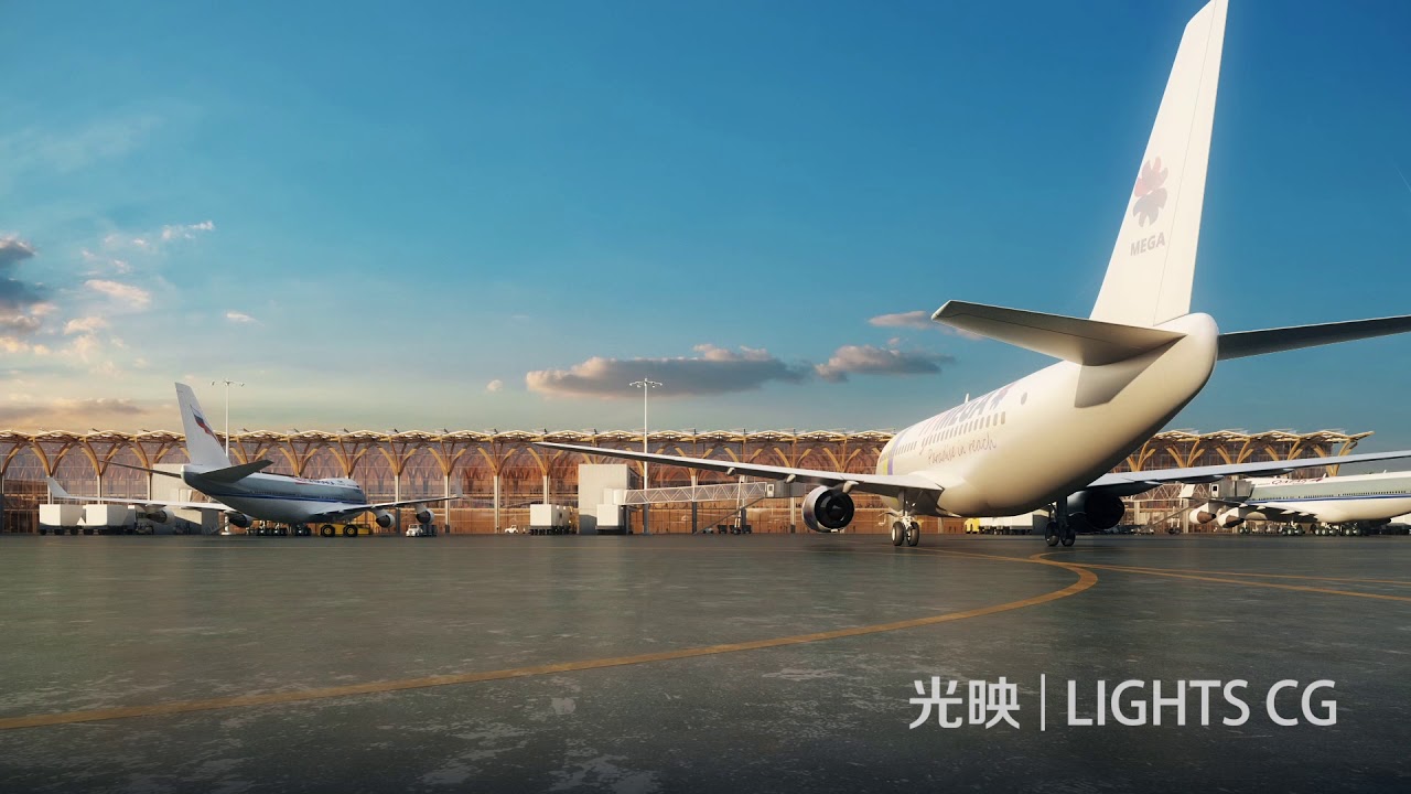 【LightsCG光映】Velana International Airport（Architecture,Public building,Airport,Interior）