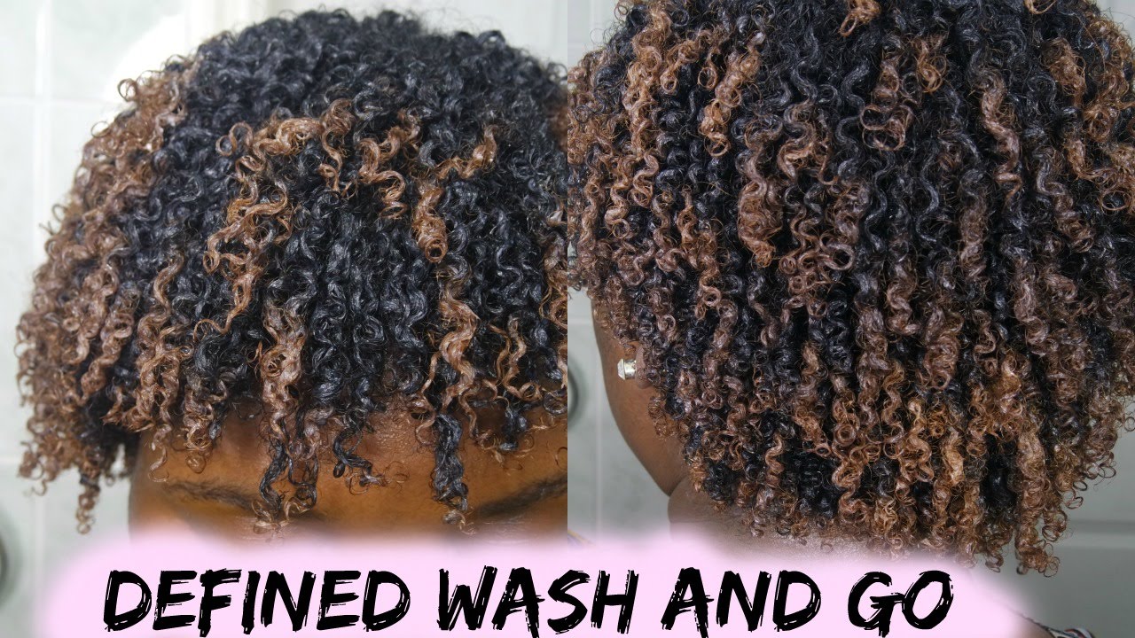SUPER DEFINED WASH AND GO ON SHORT 4C/4B/4A HAIR