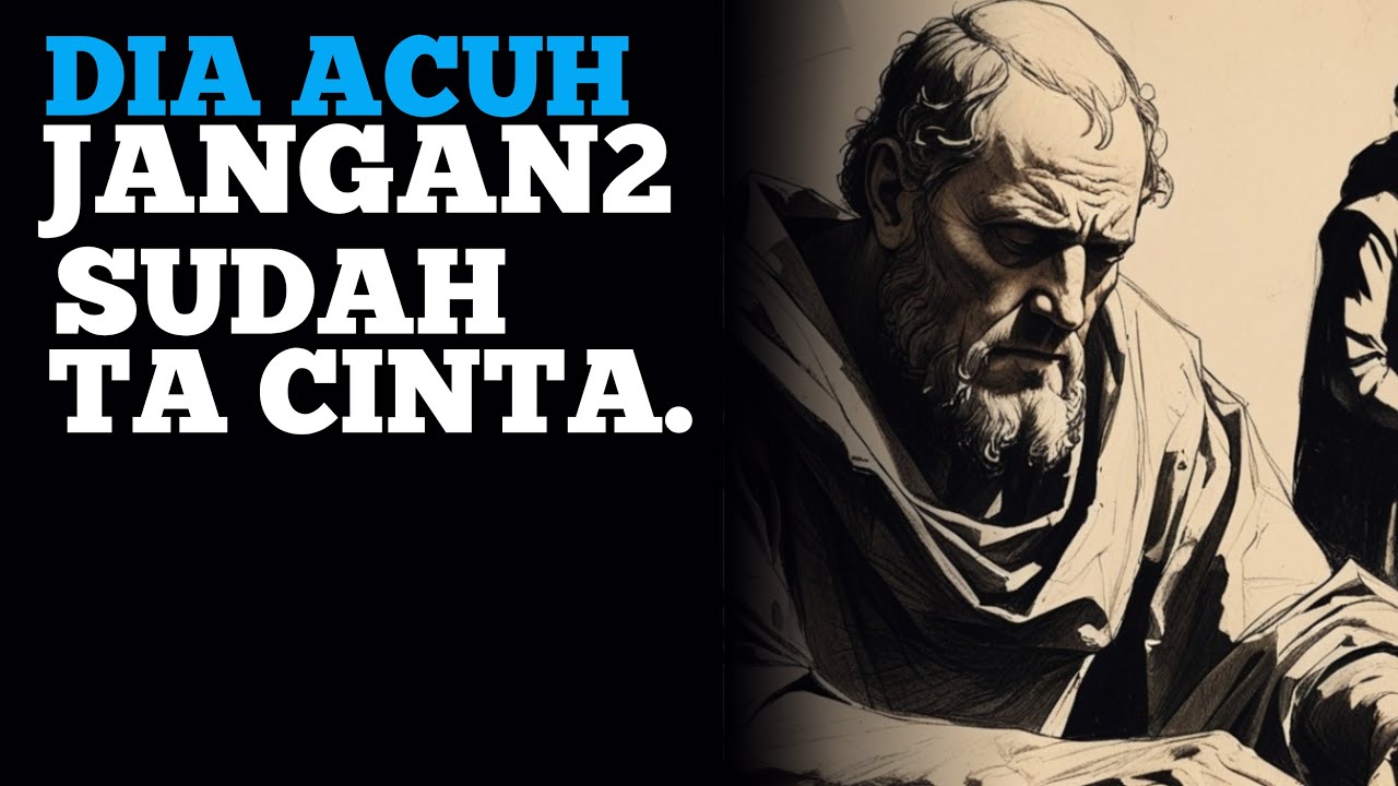 Cara menyikapi pasangan yang sudah ta cinta dan acuh | sketsa stoik | stoikisme | motivasi hidup.