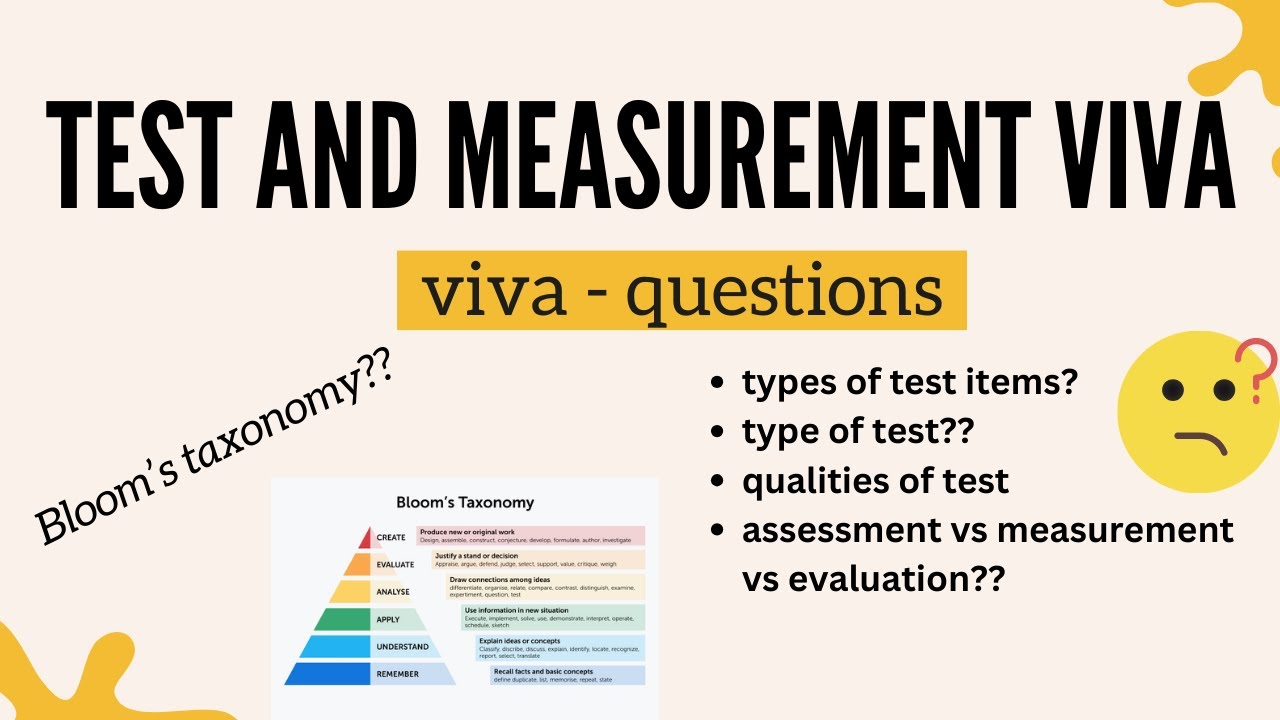 TEST AND MEASUREMENT VIVA QUESTION |3RD SEMESTER | B.ED COMMISSION VIVA |TAMIL |2024