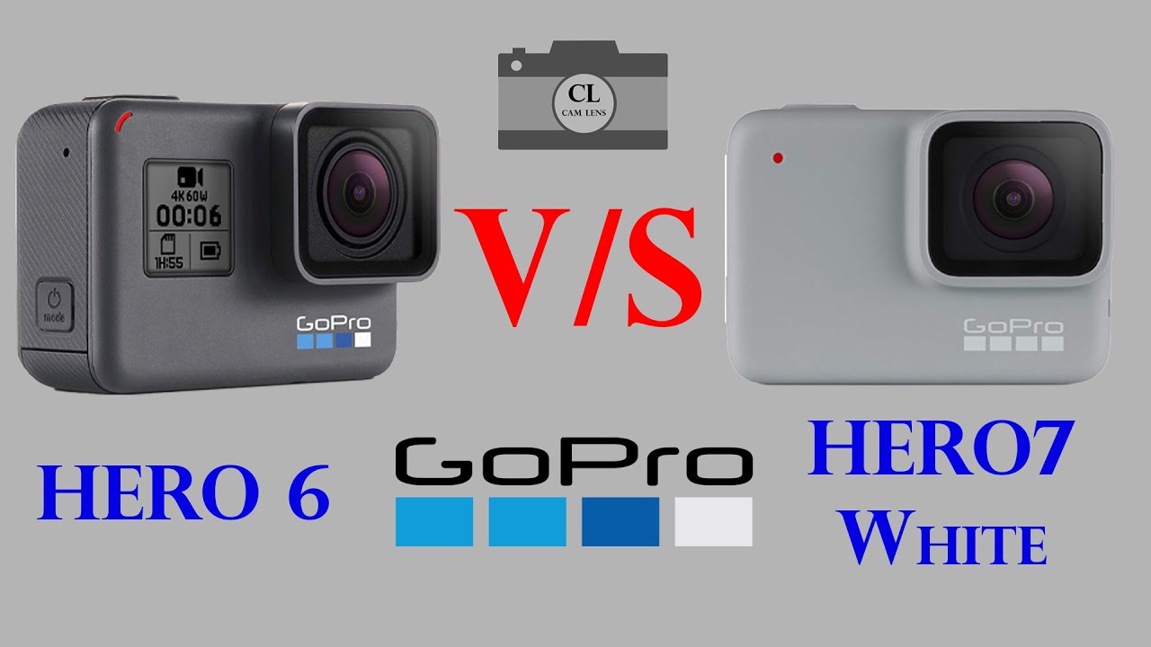 GoPro HERO6 vs GoPro HERO7 White