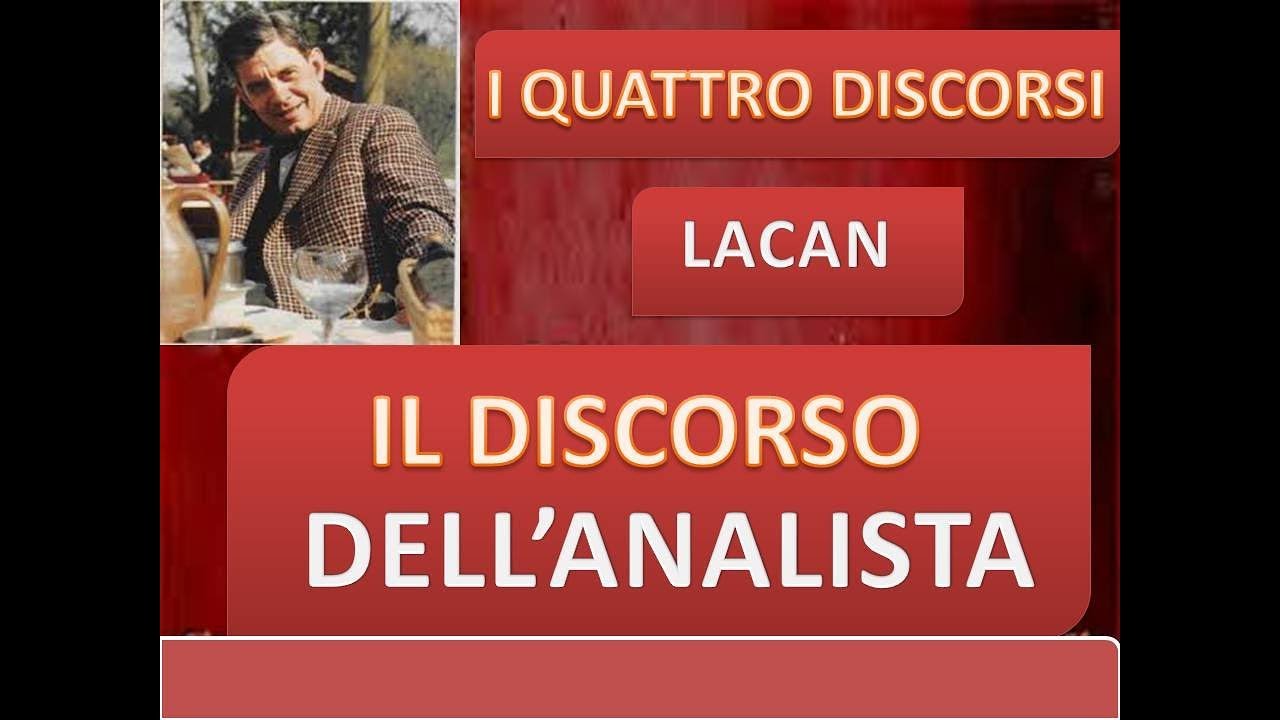 Il Discorso dell'Analista - Lacan # 4
