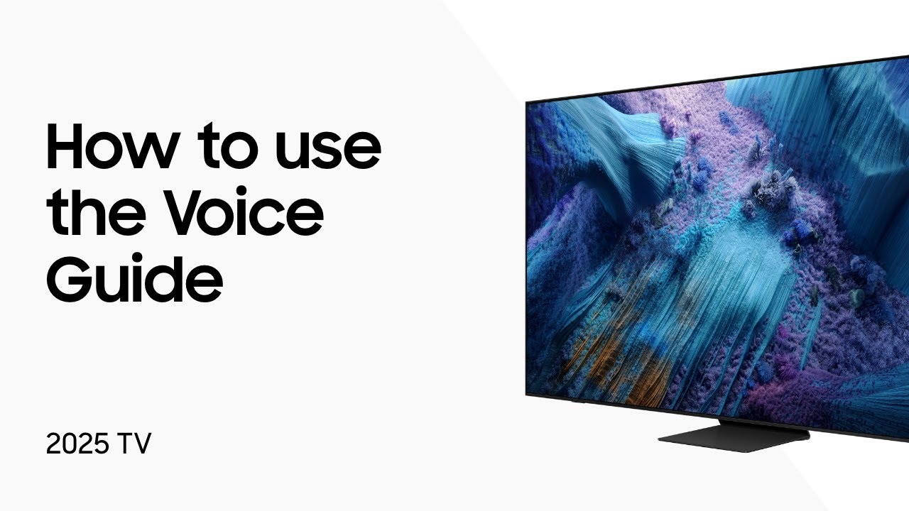 Using the Voice Guide for 2025 TVs | Samsung US