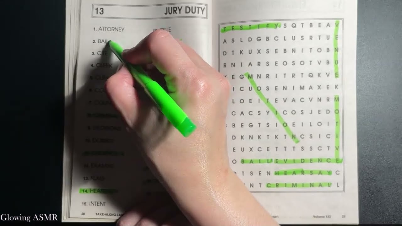 #ASMR WORD SEARCH~ TINGLY CLOSE WHISPERS~😴~✏️ WRITING SOUNDS~