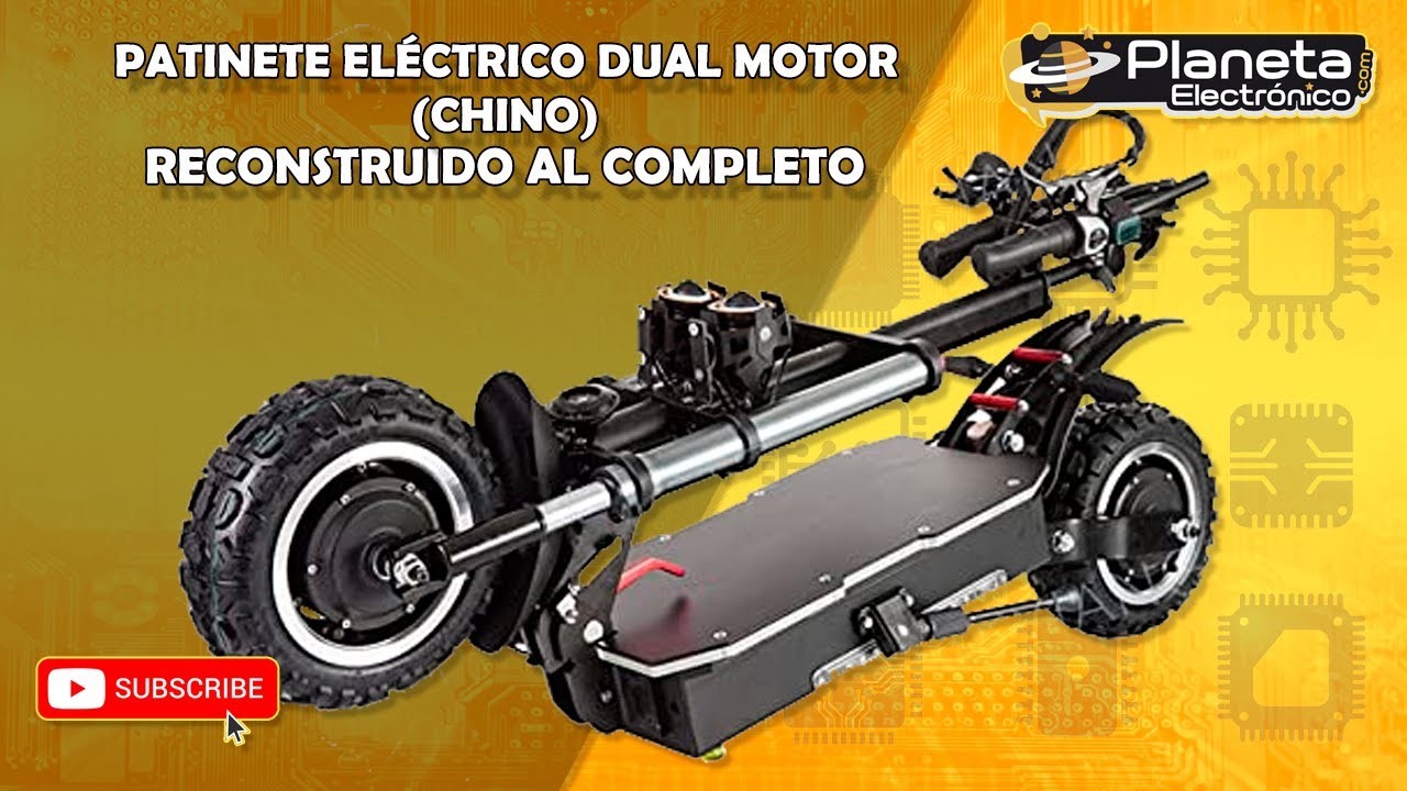 Patinete eléctrico DUAL Motor (CHINO) Reconstruido al completo