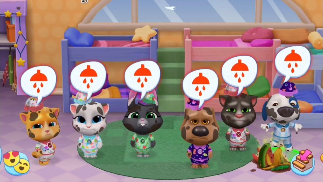 All Members Going For Cleaning - My Talking Tom Friends Looking Dirty New Funny Episode