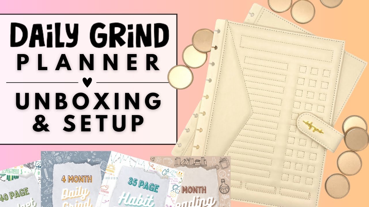 DAILY GRIND PLANNER | UNBOXING &FLIP THROUGH