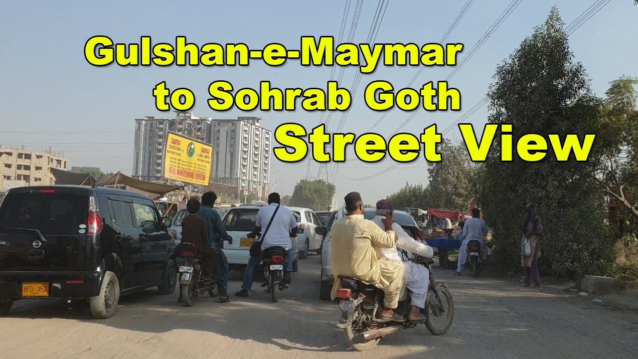 Gulshan-e-Maymar گلشن معمار to Sohrab Goth | Street View Culture Karachi Pakistan | Adeel Jamil