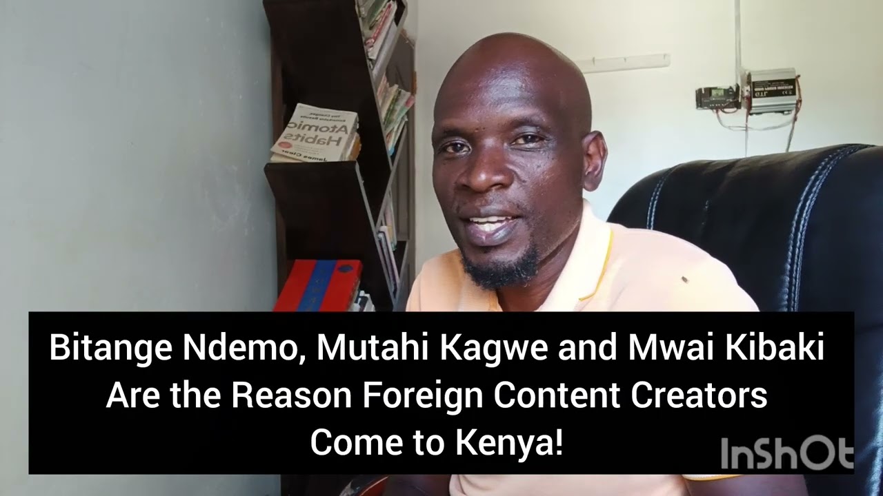 Bitange Ndemo, Mutahi Kagwe and Mwai Kibaki Are the Reason Foreign Content Creators Come to Kenya! 