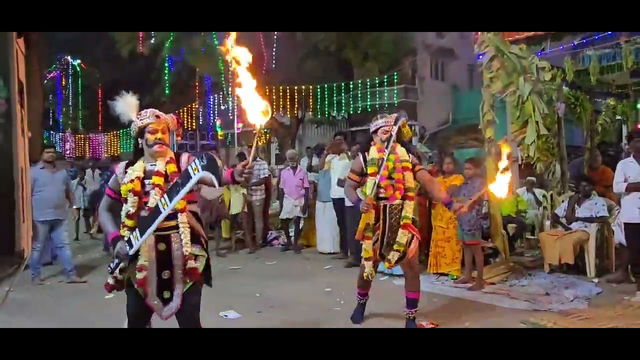 மகமாயி கருப்பசாமி ஆட்டம் திண்டுக்கல் மேட்டுப்பட்டி காளியம்மன் கோவில் வைகாசி திருவிழா