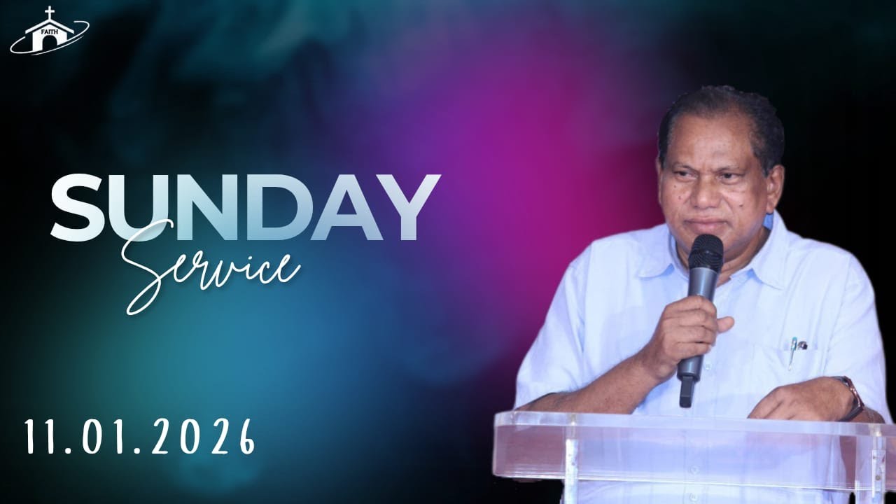 SUNDAY SERVICE | 11 JAN 2026 | PS. JEEVARATNAM MASA | FAITH HOME CHURCH