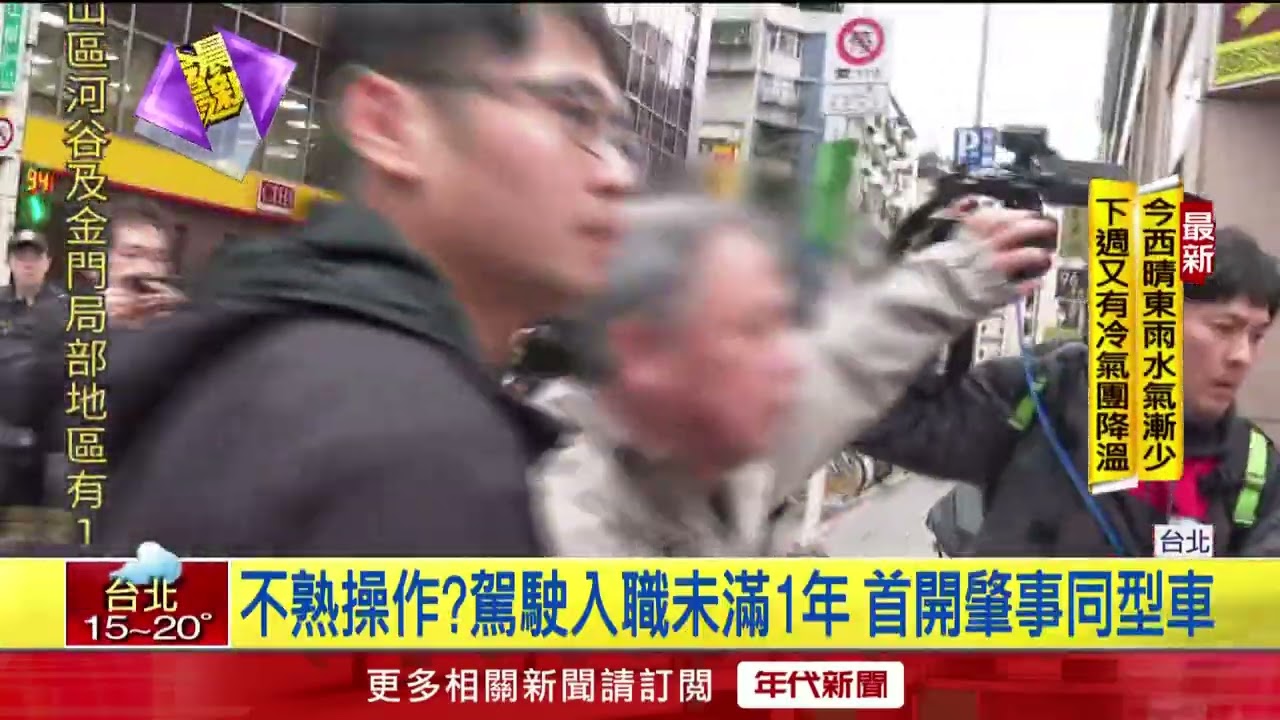 三立採訪車撞銀行！ 駕駛訊後「50萬交保、限制出境」
