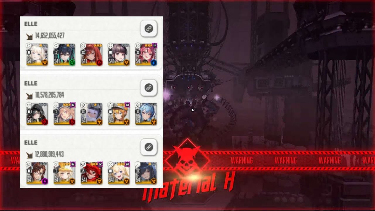 [NIKKE] - Union Raid S31 : Material H Hard Mode (38B Damage | Sync. level 541)