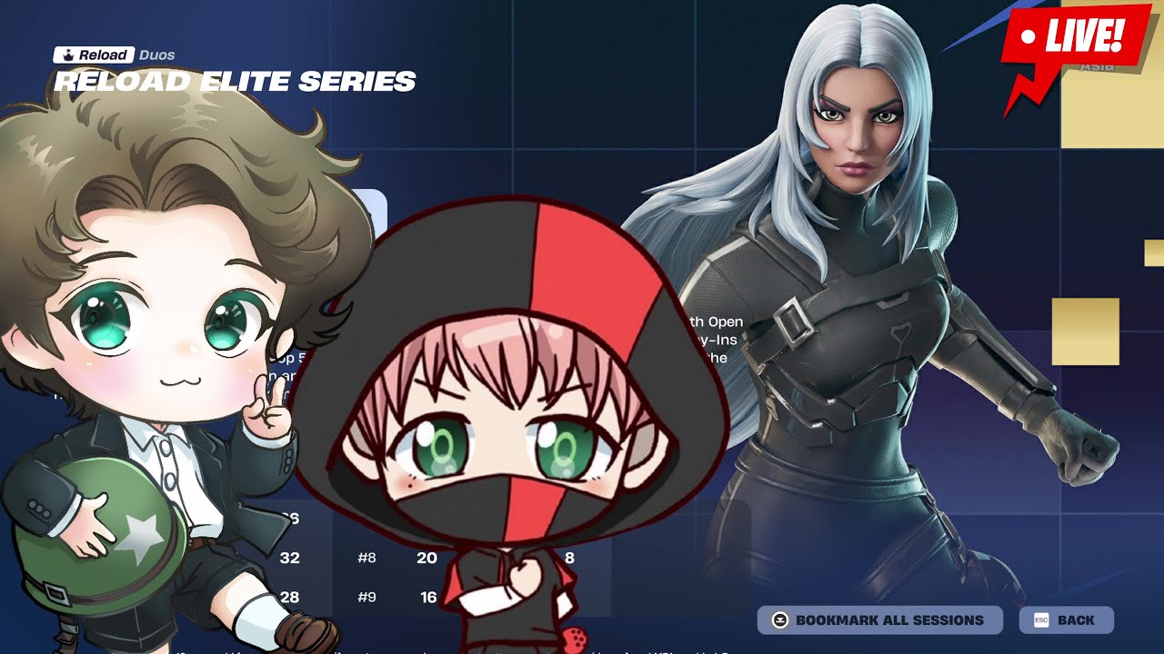 🔴世界大会EWC予選 ‪‪@muuconiq  RELOAD ELITE SERIES PLAY-INS       【FORTNITE フォートナイト】