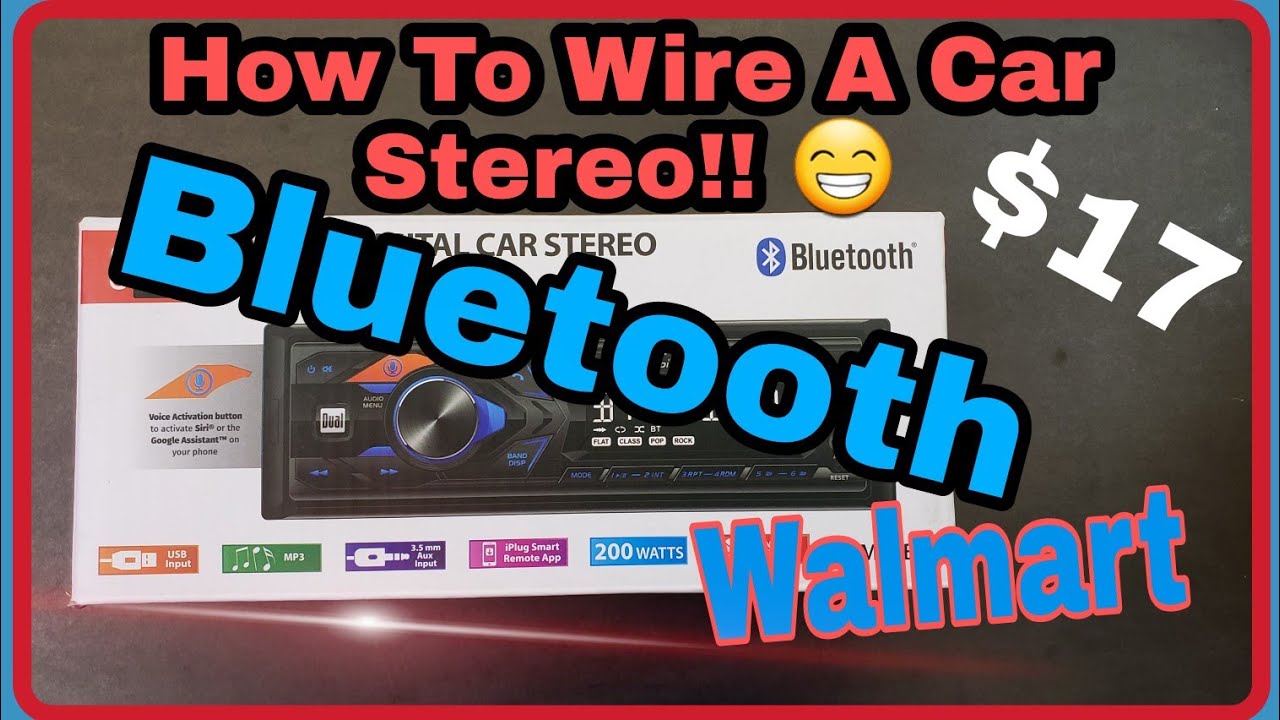 Сделай сам! Как подключить автомобильную стереосистему! Bluetooth-магнитола из Walmart за 17 долл...