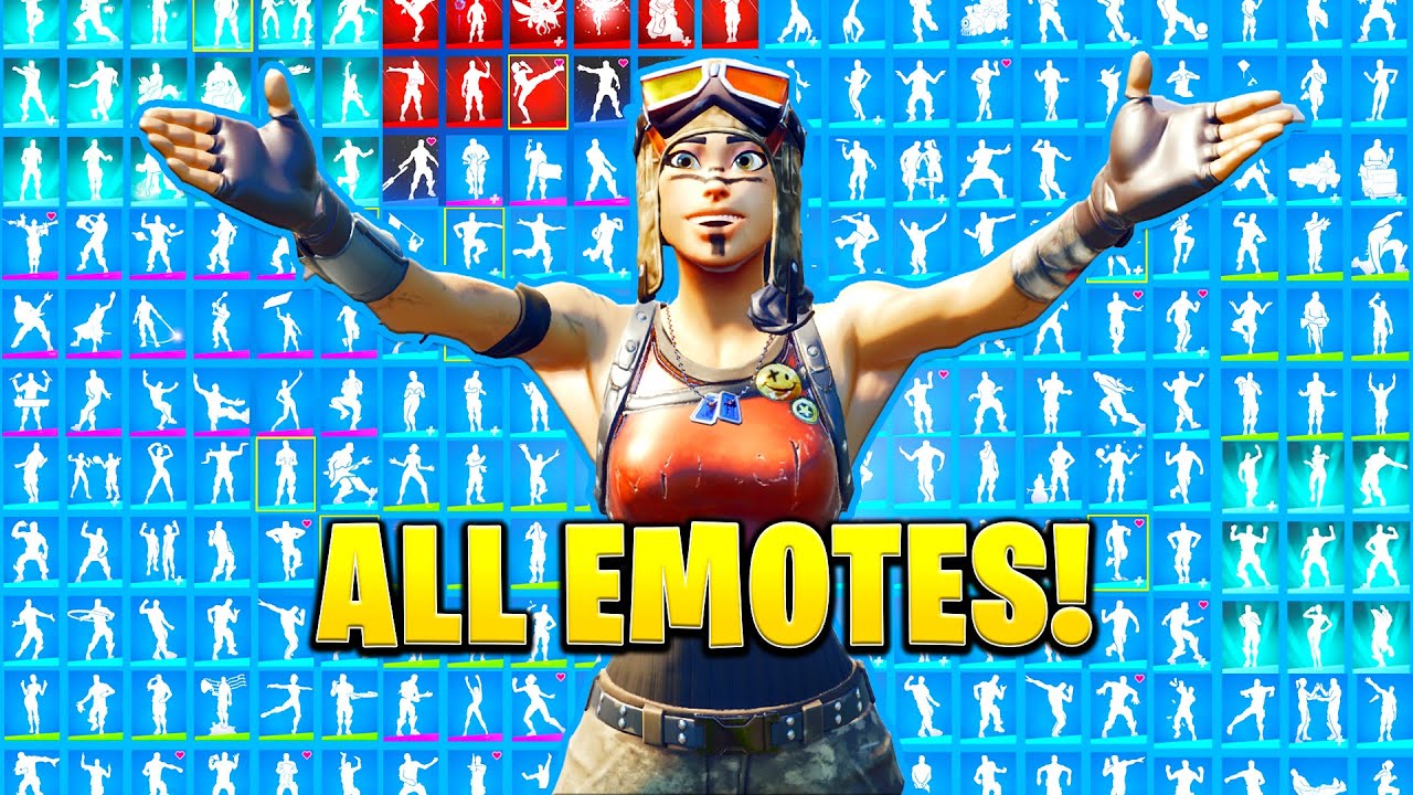 This Locker Has Many Old Rare Emotes!