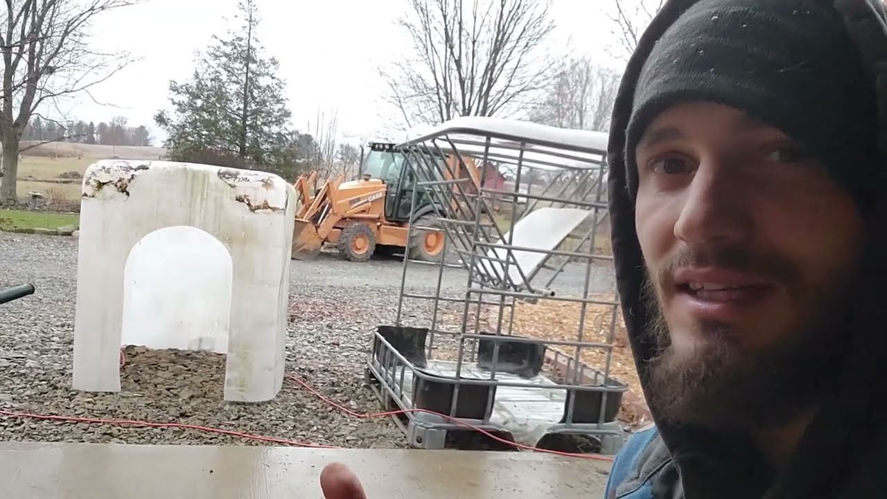 Quick N Easy Goat Feeder And Shelter _ DIY IBC Tote // Whitt Acres