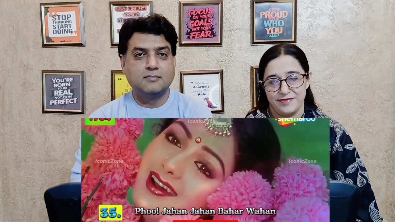 Pakistani Couple Reacts to Sridevi 150 Iconic Songs | The Queen of Bollywood