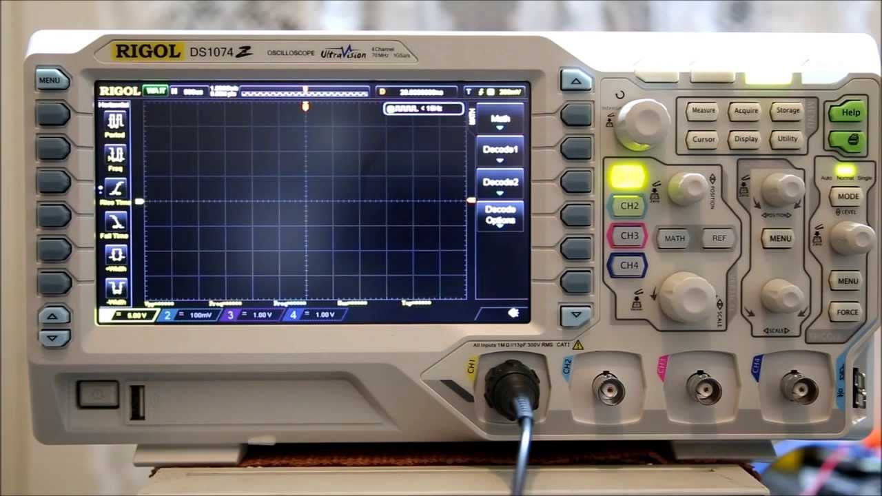 Rigol DS1074Z Serial Decoding