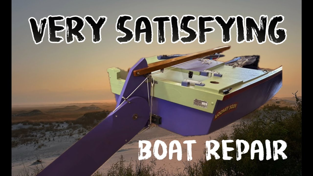 Full Restoration: Making a Wooden Sailboat Rudder Look Brand New!