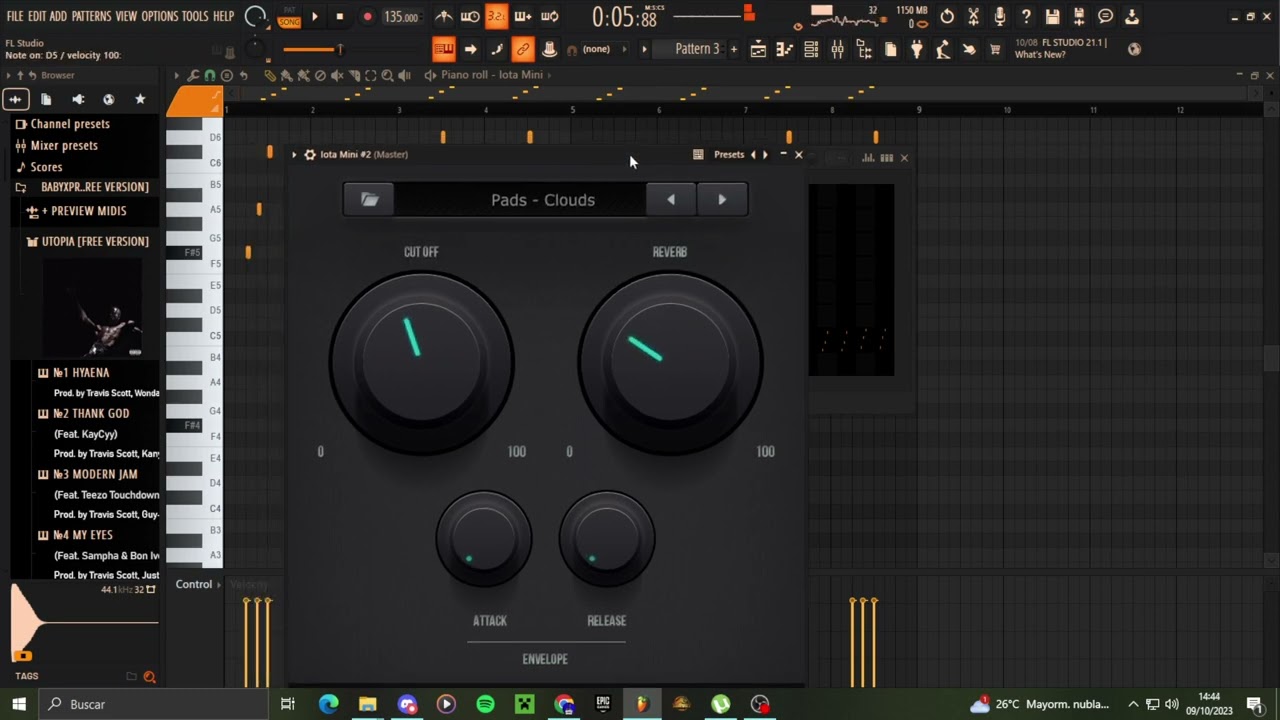 Making a TRAVIS SCOTT type beat for UTOPIA | FL Studio Cook Up