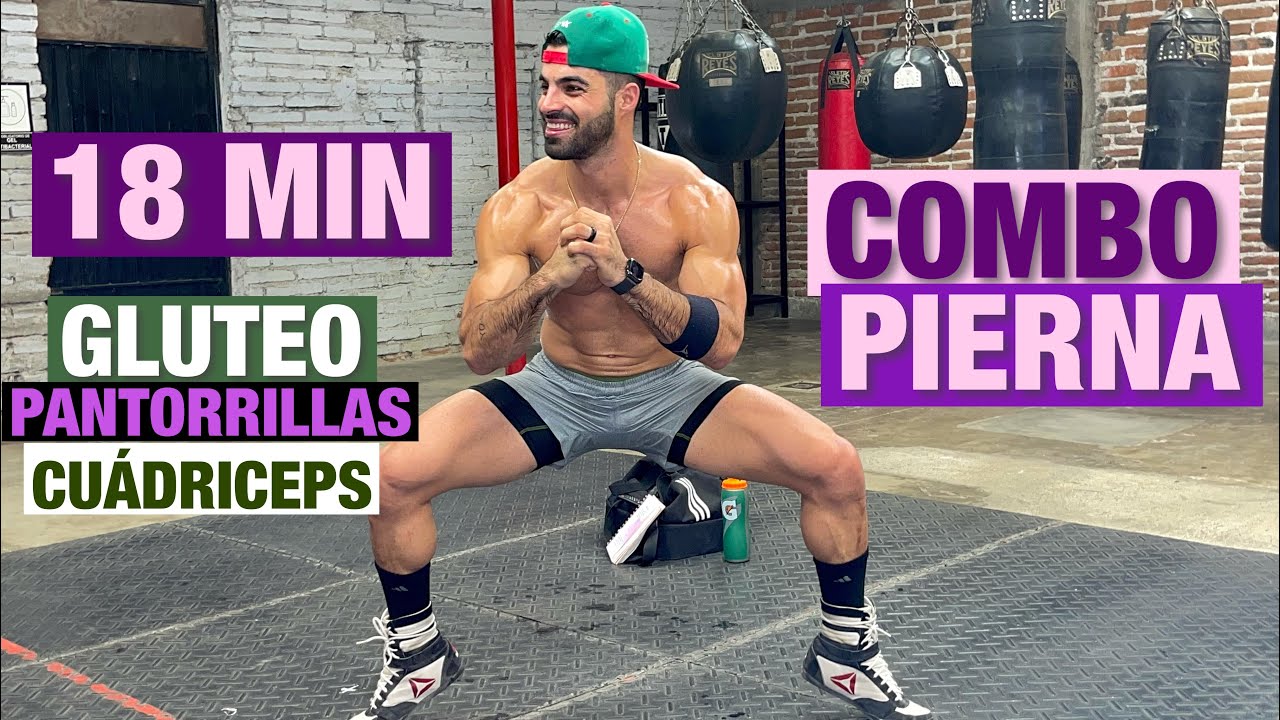 Ejercicios Para Piernas En Casa (18 MIN) Rutina Para Endurecer Piernas  Sin equipo