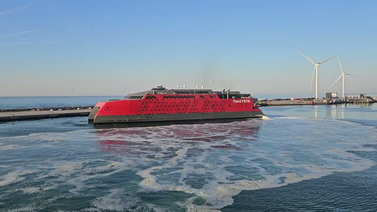 ⛴️ Fjord FSTR (Fjord Line) arrives Hirtshals | May 2024 | Denmark 🇩🇰